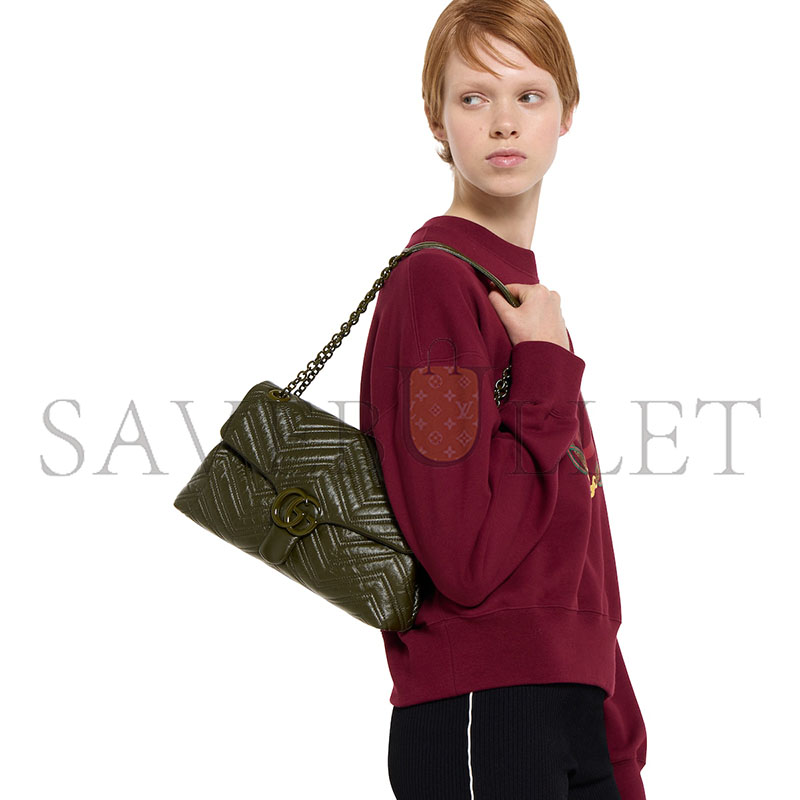 GUCCI GG MARMONT MEDIUM SHOULDER BAG 850676 (31*17*8cm)